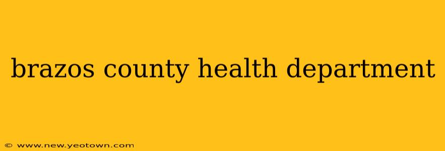 brazos county health department