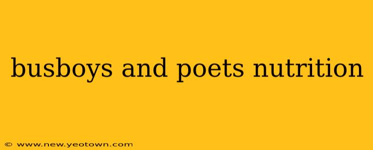 busboys and poets nutrition