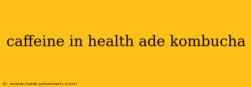 caffeine in health ade kombucha