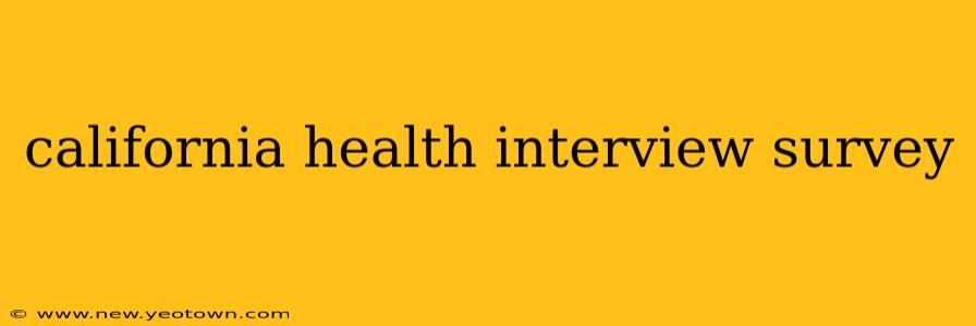 california health interview survey