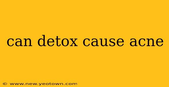 can detox cause acne