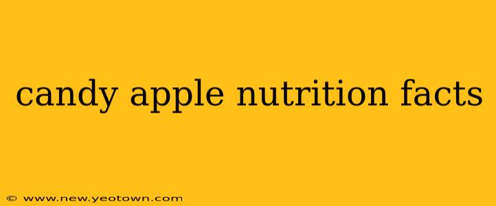 candy apple nutrition facts