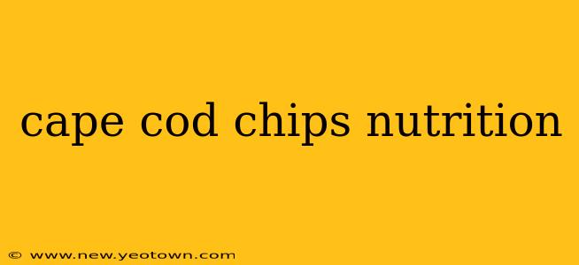 cape cod chips nutrition