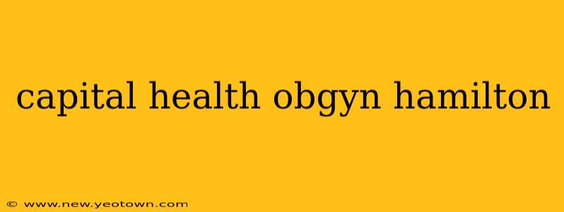 capital health obgyn hamilton
