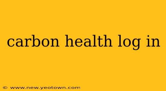 carbon health log in