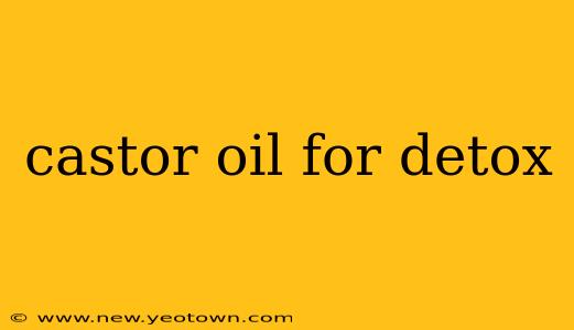 castor oil for detox