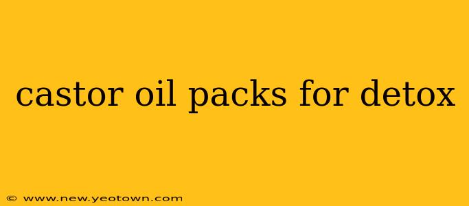 castor oil packs for detox
