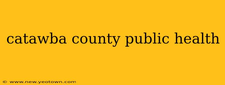 catawba county public health
