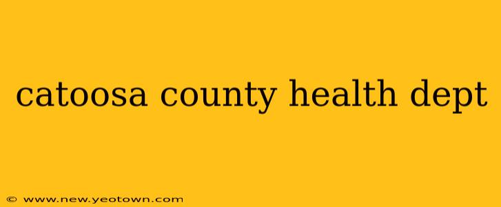 catoosa county health dept