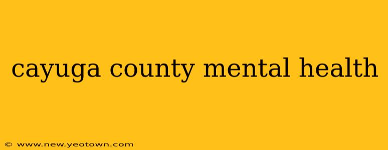 cayuga county mental health