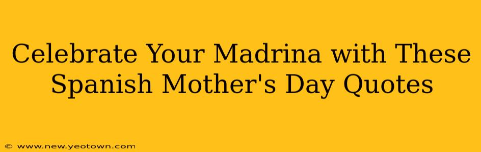Celebrate Your Madrina with These Spanish Mother's Day Quotes