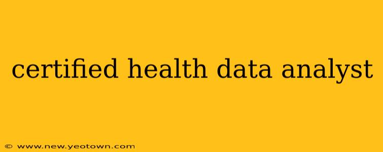 certified health data analyst