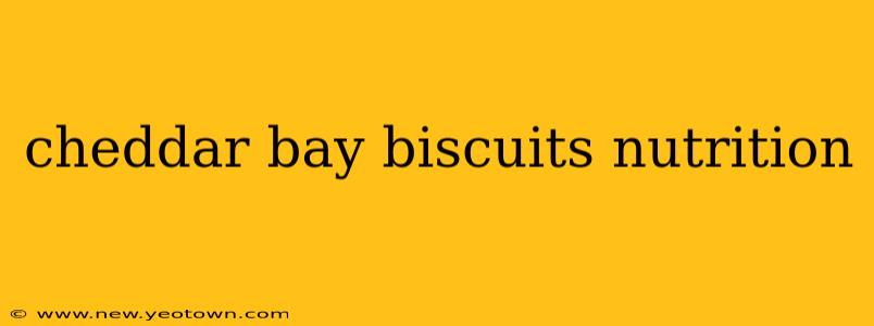 cheddar bay biscuits nutrition