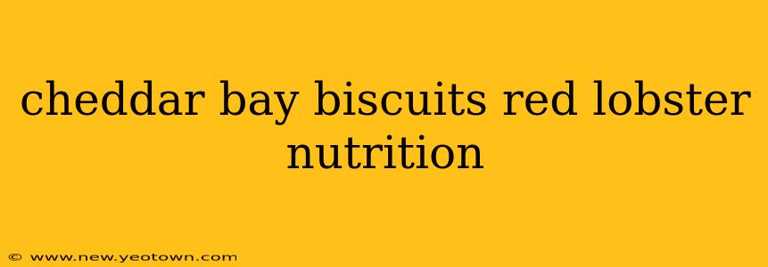 cheddar bay biscuits red lobster nutrition