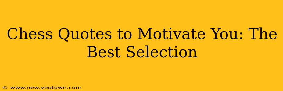 Chess Quotes to Motivate You: The Best Selection