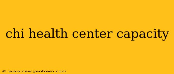 chi health center capacity