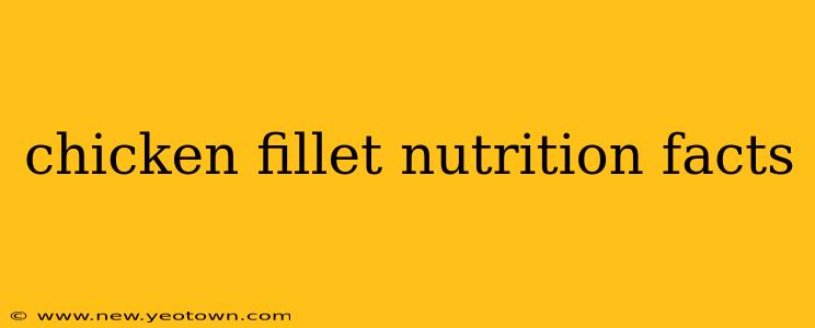 chicken fillet nutrition facts