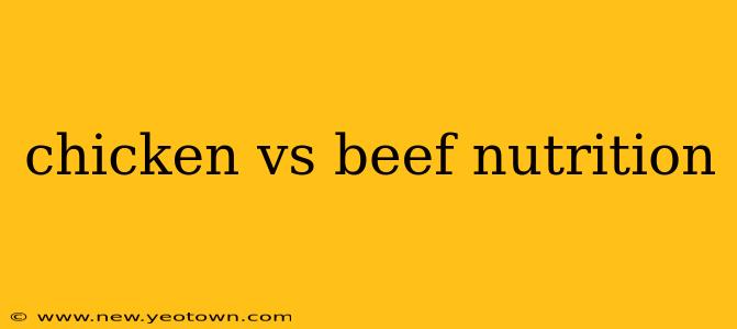 chicken vs beef nutrition