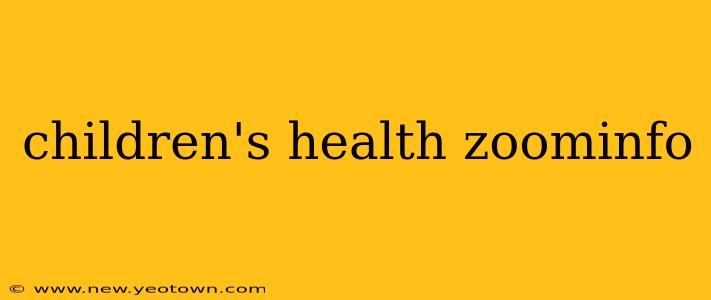 children's health zoominfo