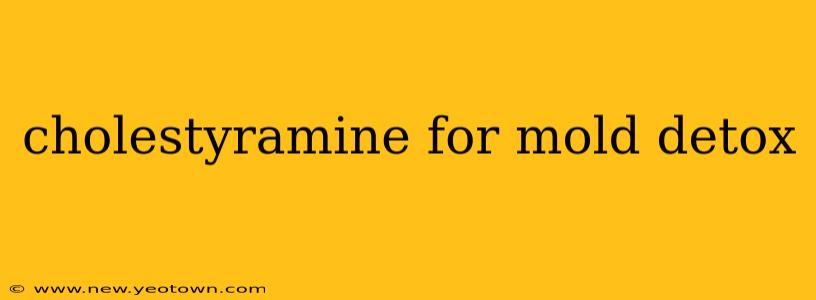 cholestyramine for mold detox