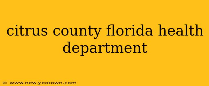 citrus county florida health department
