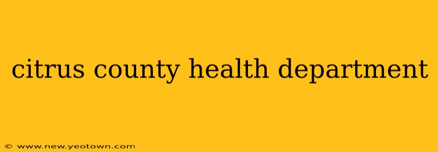 citrus county health department