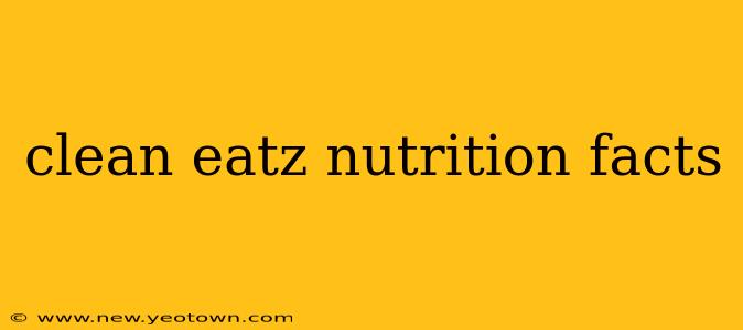 clean eatz nutrition facts