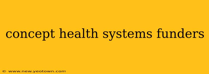 concept health systems funders