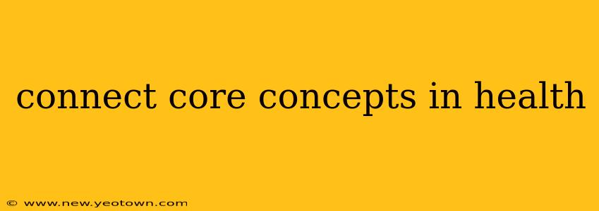 connect core concepts in health