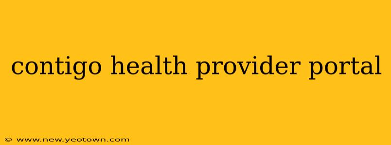 contigo health provider portal