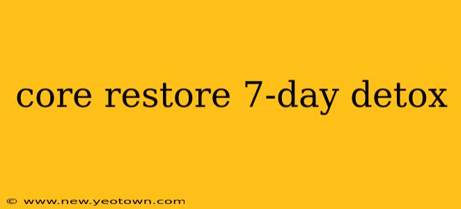 core restore 7-day detox