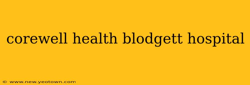 corewell health blodgett hospital