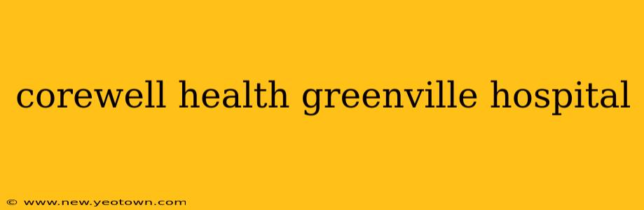 corewell health greenville hospital