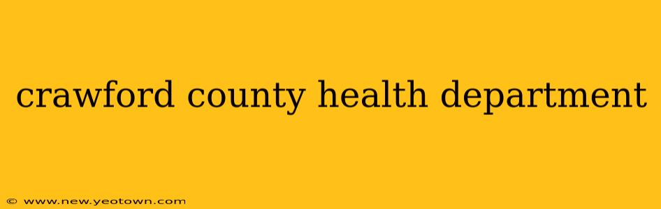 crawford county health department