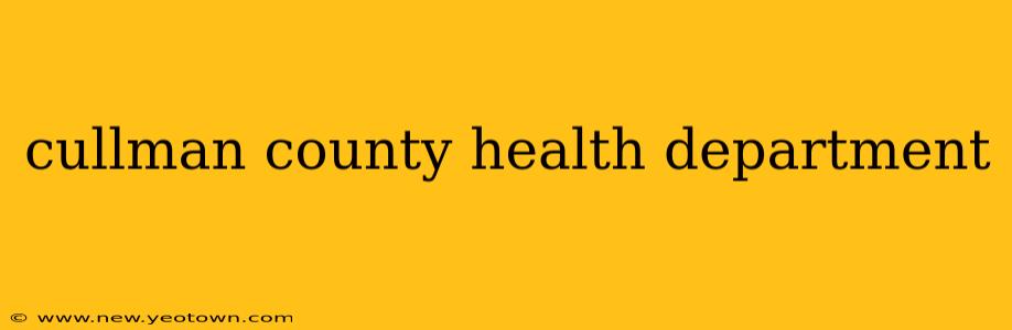 cullman county health department