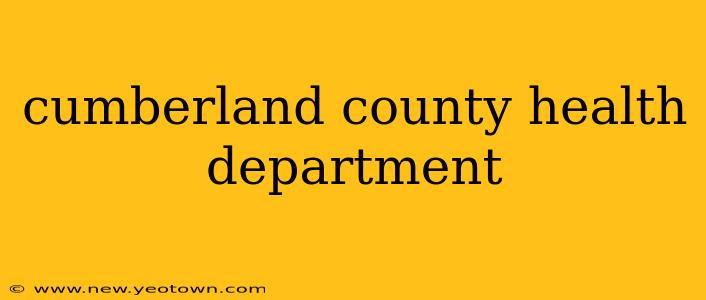 cumberland county health department