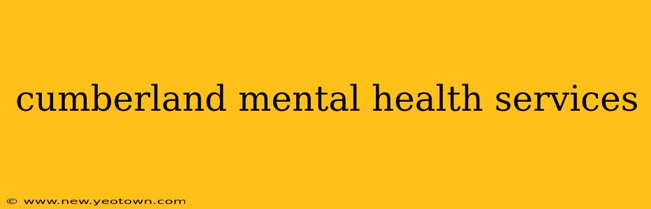 cumberland mental health services