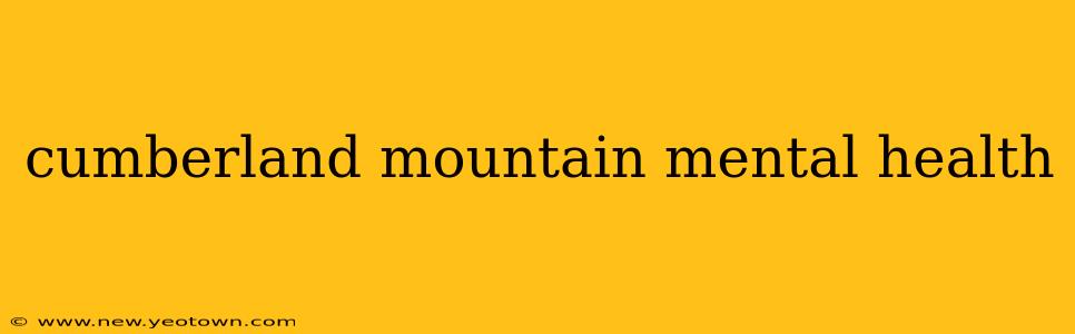 cumberland mountain mental health