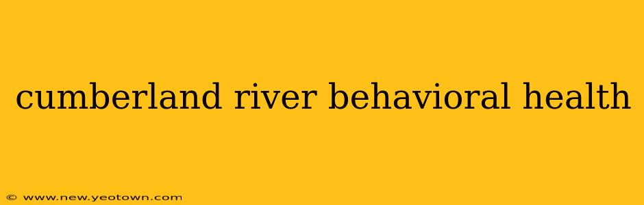 cumberland river behavioral health