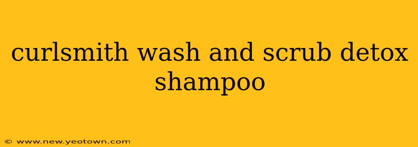 curlsmith wash and scrub detox shampoo