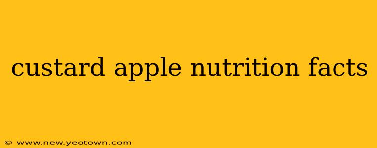 custard apple nutrition facts