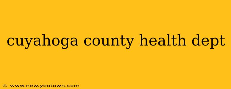 cuyahoga county health dept