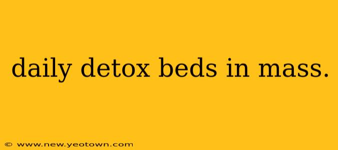 daily detox beds in mass.