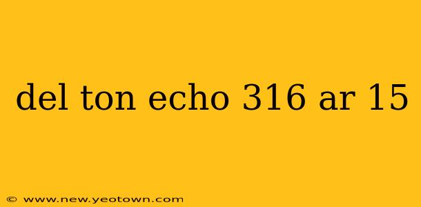 del ton echo 316 ar 15