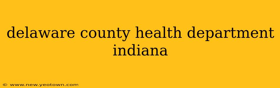 delaware county health department indiana