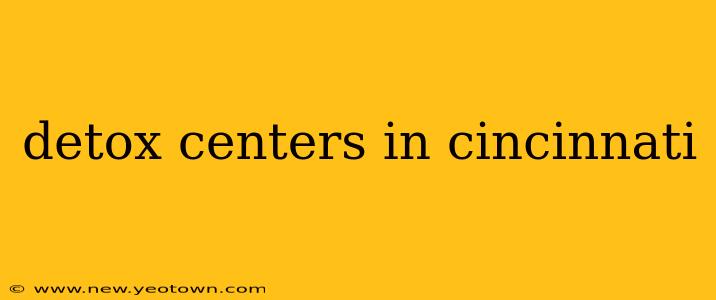 detox centers in cincinnati