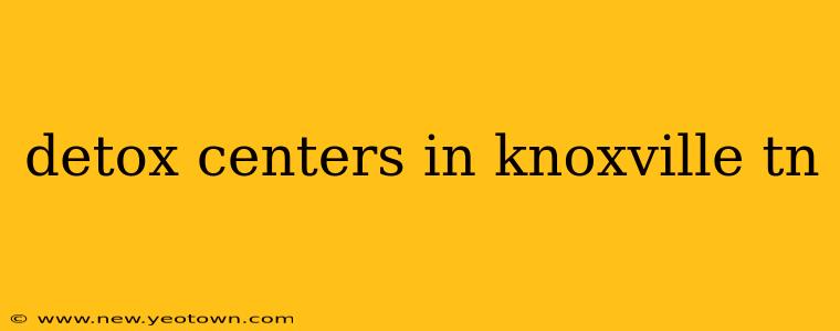 detox centers in knoxville tn