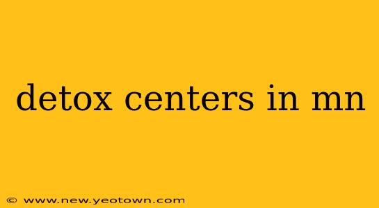 detox centers in mn