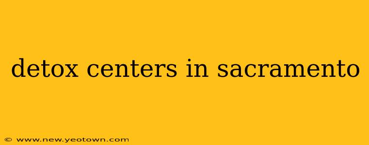 detox centers in sacramento