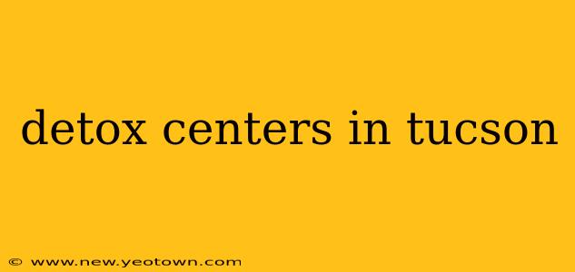 detox centers in tucson
